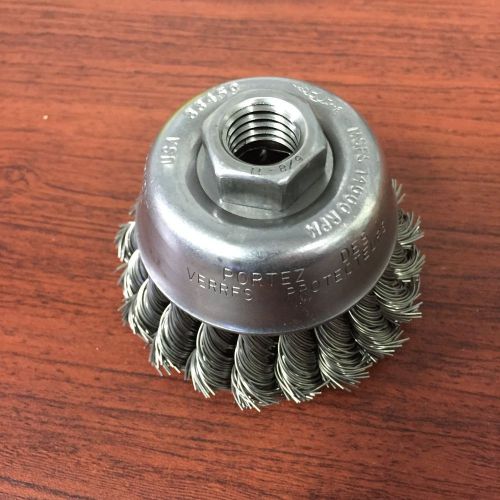 Box of 6 new osborn 33459 high speed small grinder knot wire cup brush 2-1/4&#034; for sale