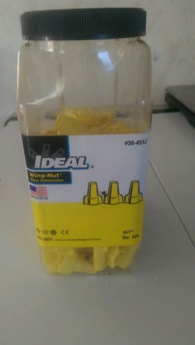 Ideal yellow wing-nut 451 wire connector (225-jar) for sale