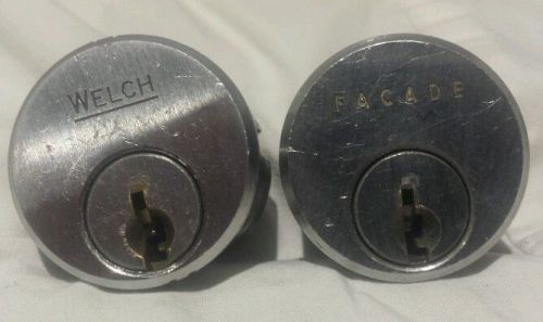 Welch, Facade Stainless Mortise Cylinders, no key - Locksmith