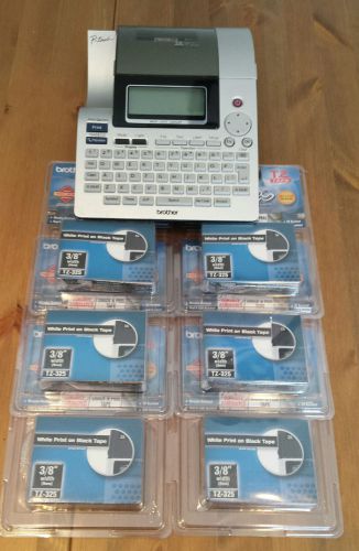 Brother P-Touch PT-2710 Thermal Label / Transfer Printer  &amp; Six (6) Cartridges