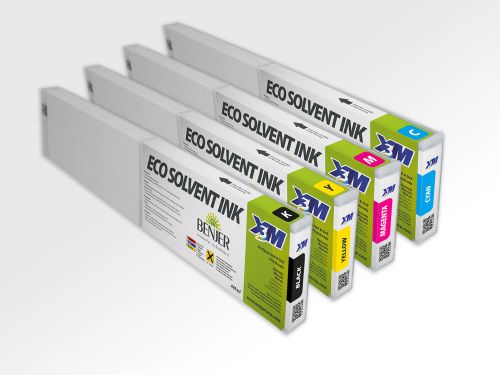 X3m eco sol max compatible ink carts 440ml for roland printer esl3 &#034;made in usa&#034; for sale