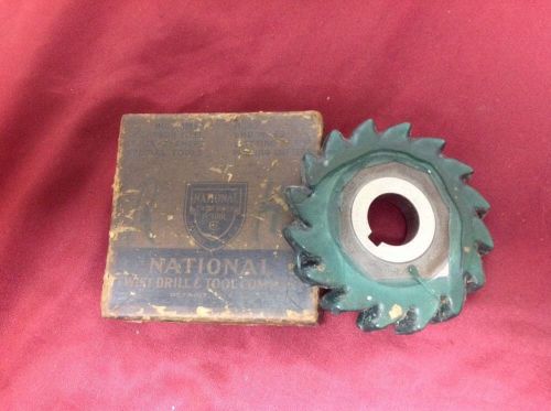 National Cutting Tools Staggered Tooth Side Cutting Milling Cutter 4x1/2x1