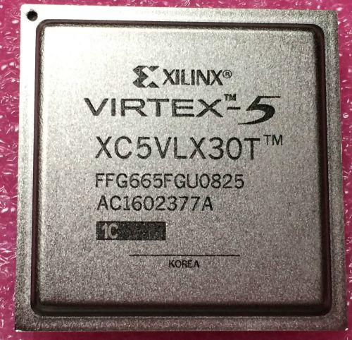 XILNX VIRTEX-5, P/N XC5VLX30T - FFG665FGUO825 - AC1602377A - FPGA