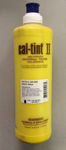 CAL-TINT II INTERIOR YELLOW Universal Tinting Colorant #830-2506