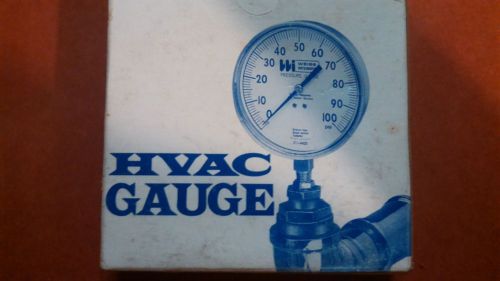 WEISS INSTRUMENTS HVAC GAUGE 4CTS-1 0 - 100 PSI