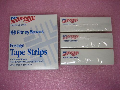 Pitney Bowes 613-3 &#034;United We Stand&#034; Patriotic Postage Tape Strips - 300 Tapes