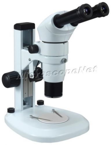 8X-65X Zoom CMO Stereo microscope w Large Depth of Field Dual LED Lights