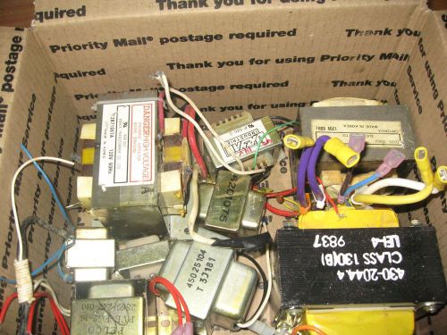 7x electronic + 2x Microwave oven transformers