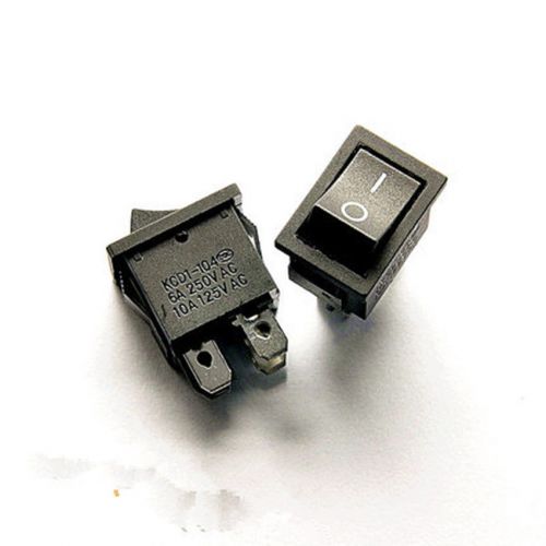 10PCS 2 files 4 Pin Medium rocker switch power switch 6A 250V