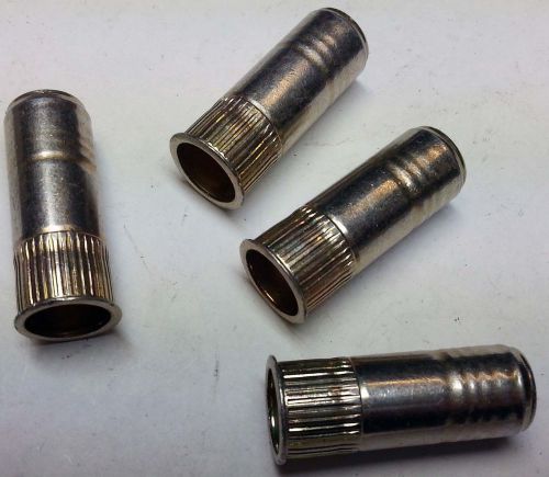 4 plated light brass colored steel thumb nuts or caps works on fits you tell me