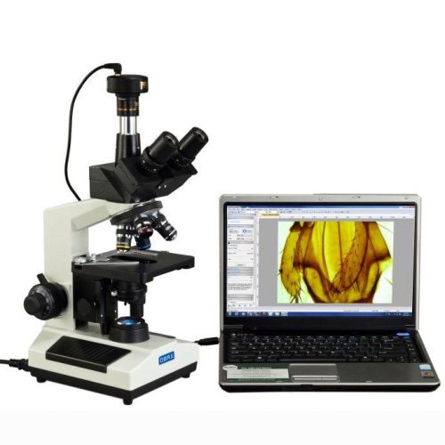 Omax led trinocular biological compound microscope 40-2500x 3mp digital camera for sale