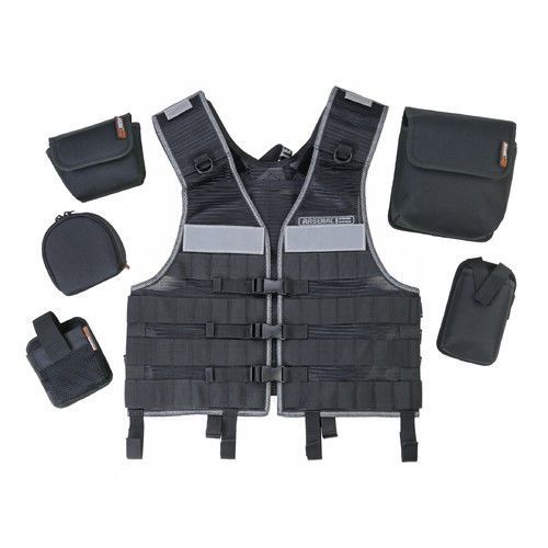 Ergodyne arsenal 5590 industrial molle vest miner&#039;s set black for sale
