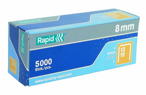 Rapid 23391500 5/16-Inch 19 Series Fine Wire Staples with R19E and R23, 5000 ...