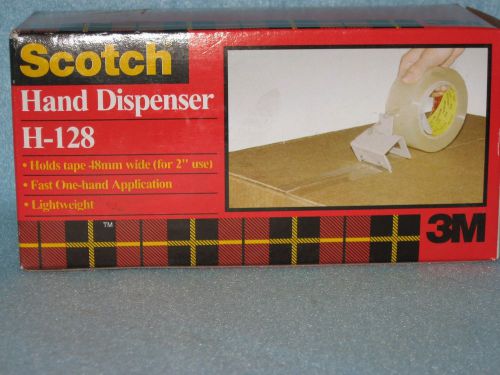 Scotch H-128 One Hand Dispenser, for 2&#034; tape,  NEW in box