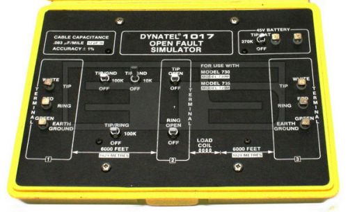 Dynatel 3M 1017 Resistance Fault Simulator Test &amp; Measurement Systems/3M