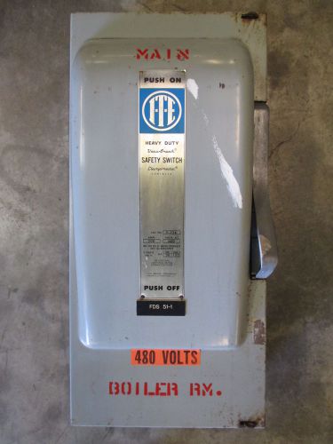 I-t-e f-354 200 amp 600v enclosed heavy duty fusible vacu-break safety switch for sale