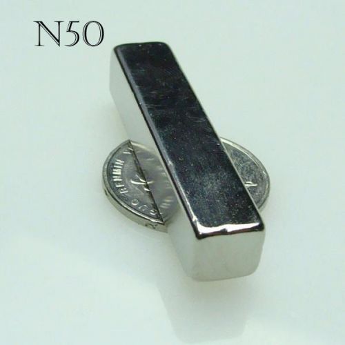 ZLCT111 1pc Super Strong Neodymium Rare Earth N50 Magnet Nickel 50X10X10MM NEW