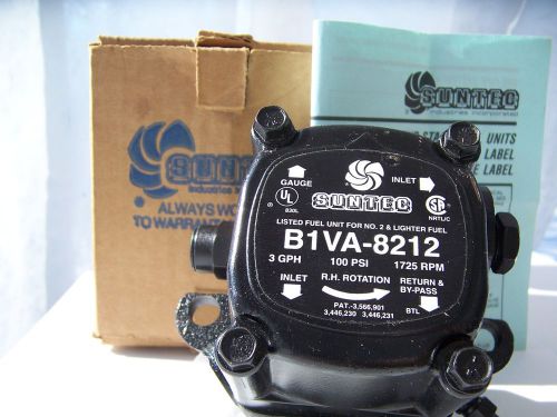 Suntec B1VA-8212 Fuel Oil Pump w/box and instructions