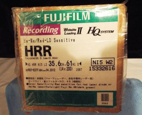 Fujifilm Whitelite Loading Recording Scanner Film HQ System HHR HE-NE/Red-LD