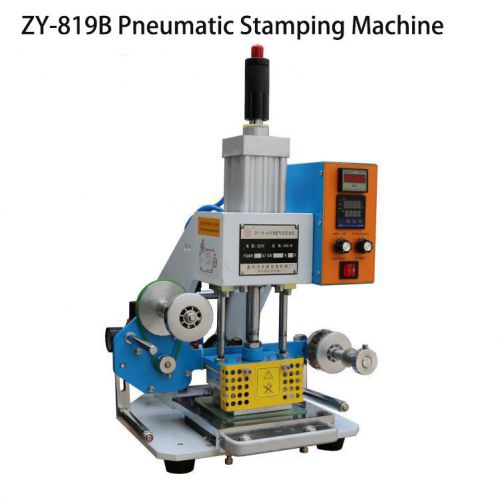 220v pneumatic hot foil stamping machine 80*90mm printable area for sale