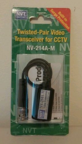 NVT NV-214A-M twisted pair video transceiver for CCTV ~NEW~