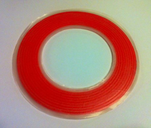 1mm*25m*3m Red Film transparent VHB Double side adhensive tape high Temperature