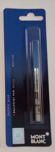 Genuine Mont Blanc Mystery Blue Medium Ballpoint Pen Refill, New Orig. Package
