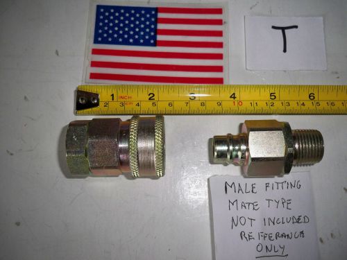 Quick Connect Male 1/2 &#034;F NPT Coupler - Air Tool Fitting &#034; T &#034; SERIES MADE USA