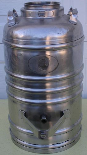 4 gallon stainless thermal insulated tank/ for parts project for sale