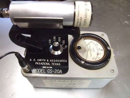 G. E. Smith GS-20A Geiger counter survey meter, works