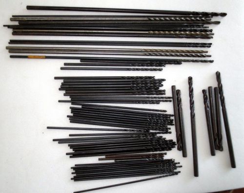 LOT OF 60 PLUS VINTAGE TWIST DRILL BITS (SHARPENED AND RECONDITIONED)