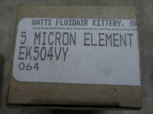 (RR2-2) 1 LOT OF 2 NIB WATTS FLUIDAIR 5 MICRON FILTER ELEMENT KITS