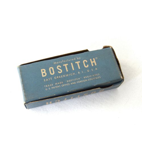 Box of Vintage Bostitch Staples for Standard Size Stapler Old 1960s USA