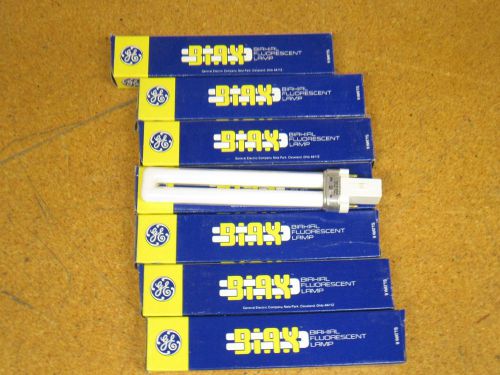 GE F9BX/SPX27 Biaxial Fluorescent Lamps 9Watts New (Lot of 7)