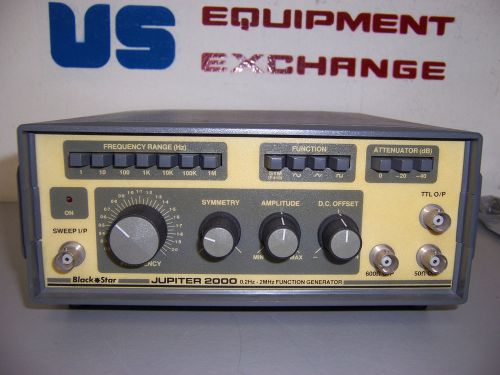 8870 BLACK STAR JUPITER 2000 0.2HZ - 2 MHZ FUNCTION GENERATOR