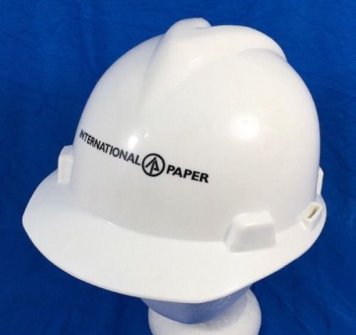 Vintage International Paper MSA HardHat Helmet V-Gard Mine Safety Appliance
