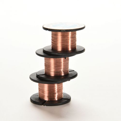 2PCS 0.1MM Copper Soldering Solder PPA Enamelled Repair Reel Wire  J