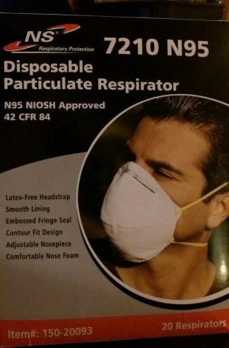 NS 7210 N95 particulate respirator 6 boxes NEW IN BOX
