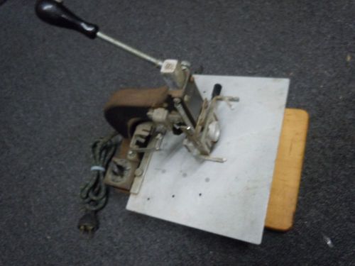 Kingsley Hot Foil Stamping Machine Model # M-50