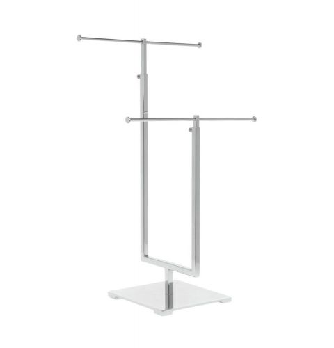 Modern Metal Double T Necklace/Bracelet Display Stand