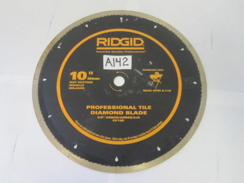 RIDGID Porcelain Tile 10&#034; Diamond Blade Wet Cutting CP10P