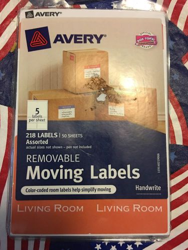 Avery Removable Moving Labels 40219