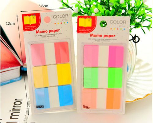 Rainbow Flags Transparent AD Sticker Post It Bookmark CI Point Mark Sticky Notes
