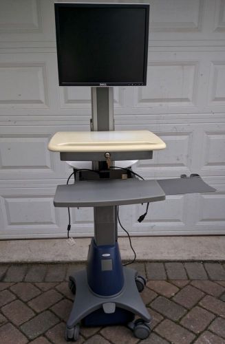ERGOTRON SV21 STYLEVIEW MEDICAL EMR HEALTHCARE LAPTOP NOTEBOOK PC CART + MONITOR