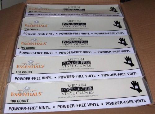 Kitchen Essentials,  Power-Free Vinyl Gloves  Size Medium (397381) 1000/Case