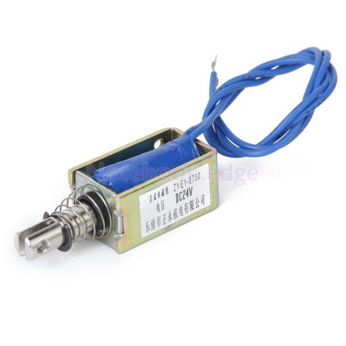 Dc 24v pull type open frame solenoid actuator electromagnet zye1-0730 for sale