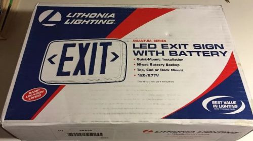Acuity Brands Lithonia Lighting LED Exit Sign With Battery