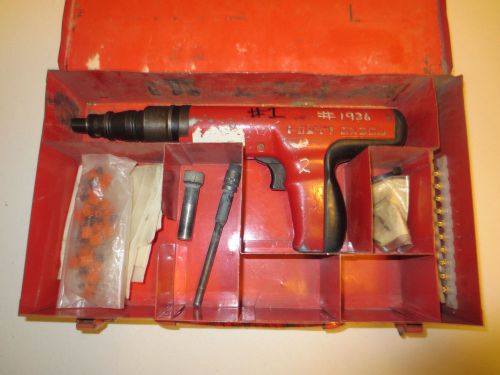 Hilti DX-350 Powder Actuated Fastening Systems Nail Gun Kit With Case