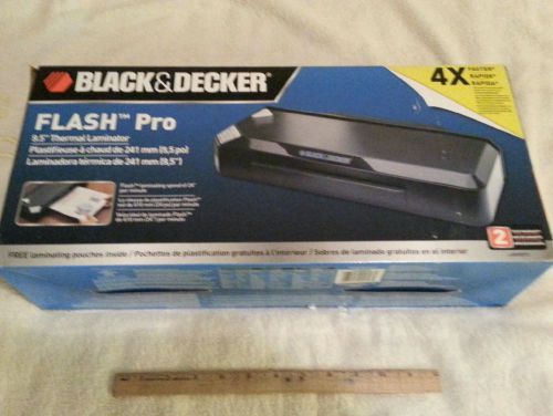 Black and Decker flash pro fast heat laminator