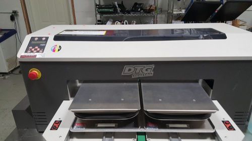 Dtg m2-x  system with two 16x20 dk20 heat presses with software and extras for sale